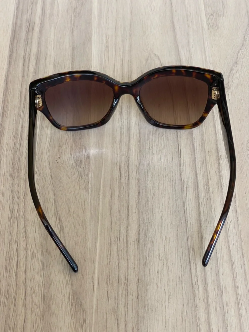 Tory Burch Tortoiseshell Cat-Eye Sunglasses with Brown Gradient Lenses